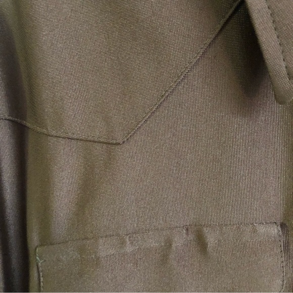 Vintage 70’s Panhandle Slim Western Polyester Big Collar Stays Brown EUC… - Picture 7 of 7